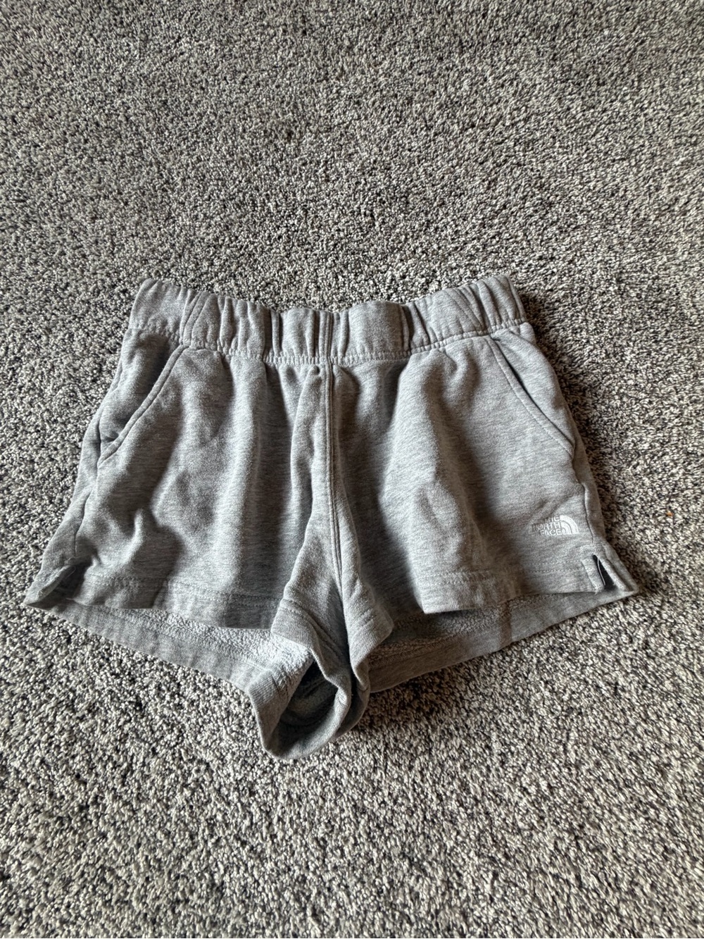The North Face Heather Gray Girls' Athletic Shorts